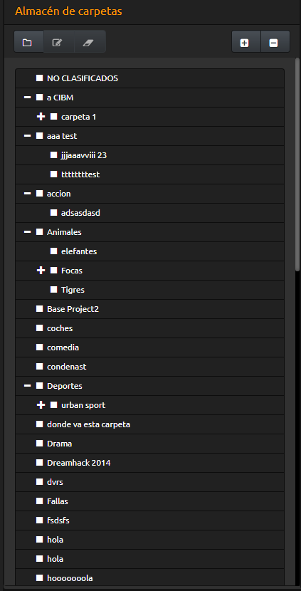 almacen de carpetas