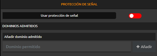 proteccion de la señal