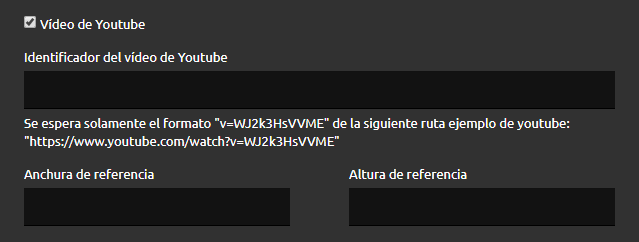 subida externa youtube