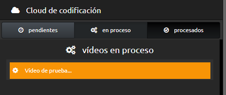 video en proceso